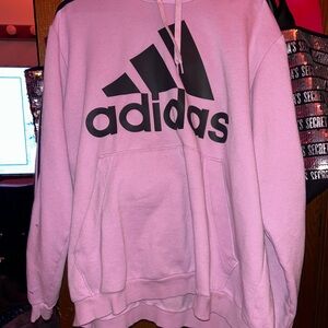 Adidas lilac and Black Hoodie